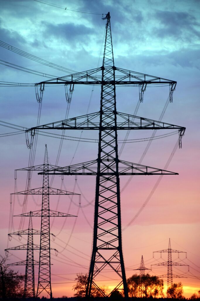 electric towers