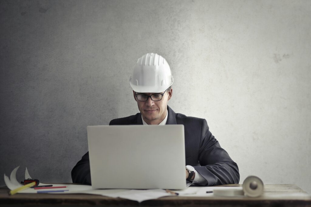 engineer on the table